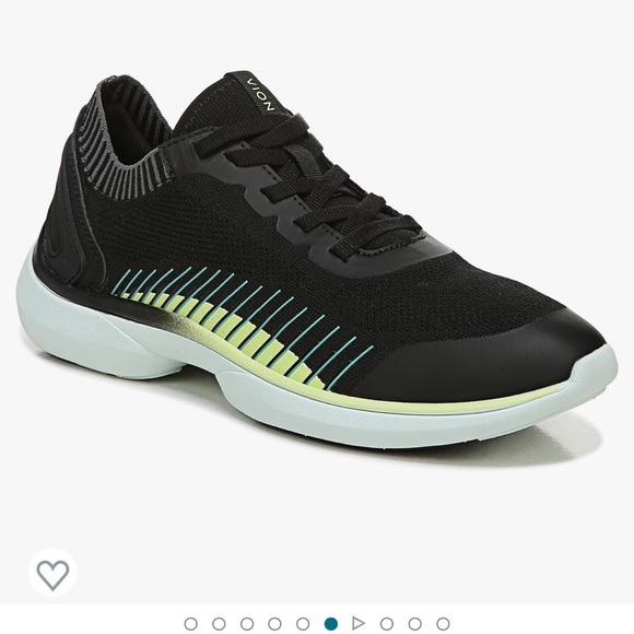 Vionic Women's Vortex Embolden Knit Sneaker Black / Pale Lime Size 5M NIB - Picture 11 of 11